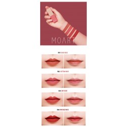 Liste couleur Rouge à lèvres Moart Velvet